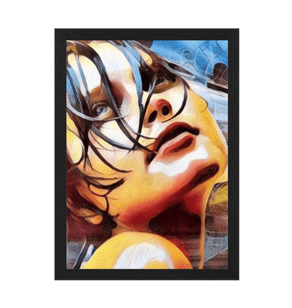 Black Frame Canvas Print Front