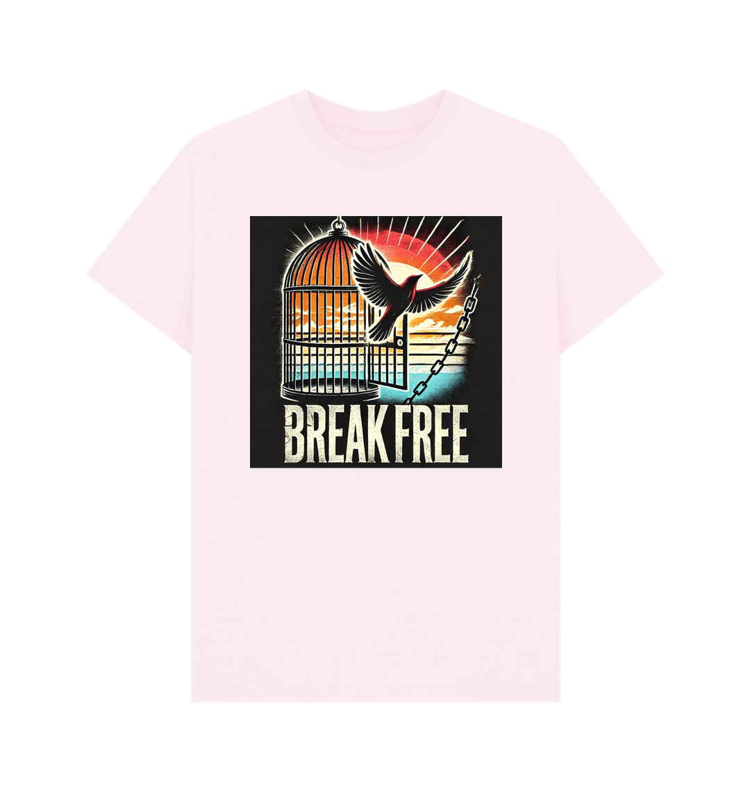 Pink Printed T-shirt Front