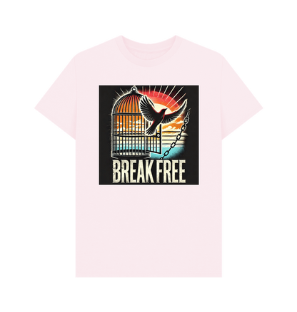 Pink Printed T-shirt Front