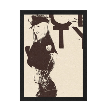 Black Frame Canvas Print Front
