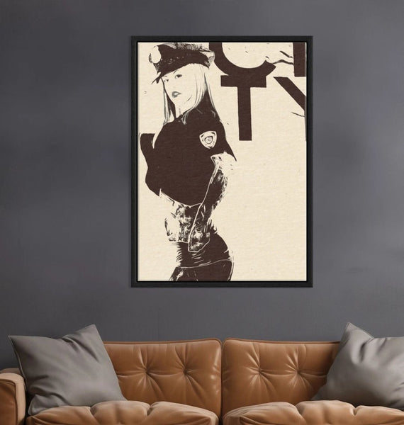 Canvas Print (Optional frame) - NYPD 1